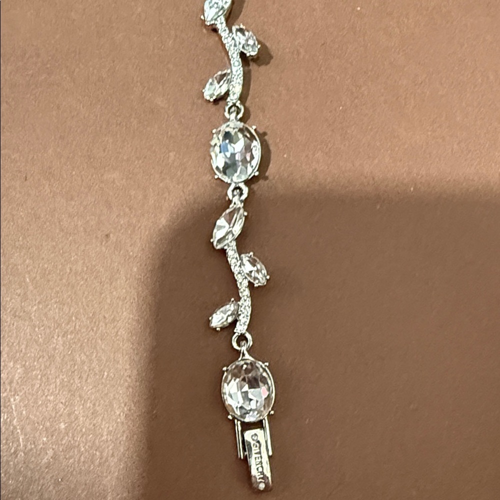 Givenchy Crystal-Embellished Silver Bracelet - Picture 6 of 7